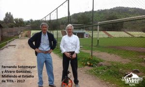 2017-Fernando y Alvaro midiendo circuito Estadio de Caleu