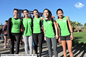 Equipo Femenino posta de Stgo. 2017